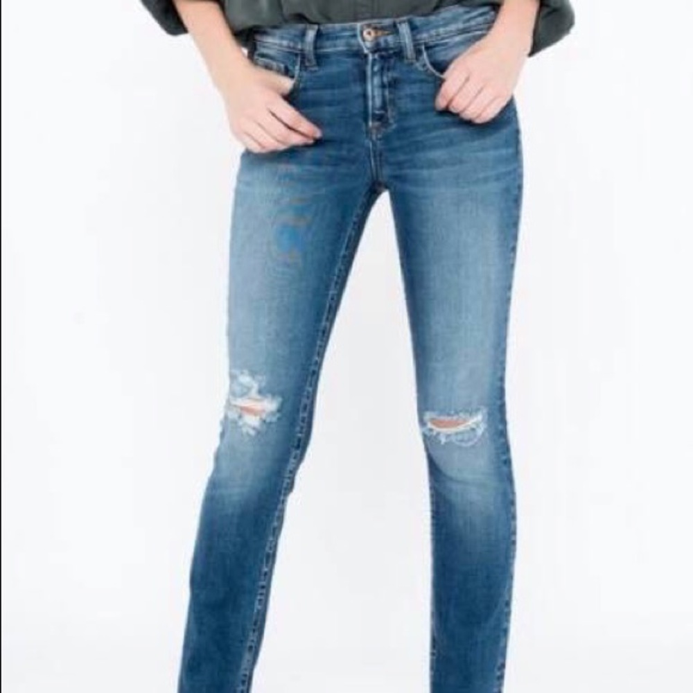 NWT Sneak Peek Distressed Denim